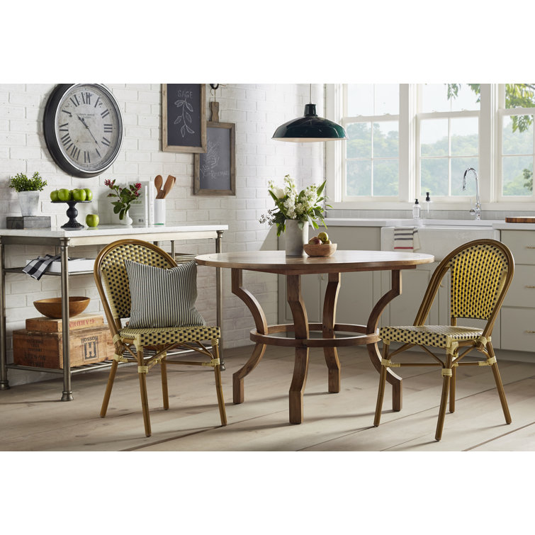 August Grove® Dolly Stacking Patio Dining Chair & Reviews Wayfair